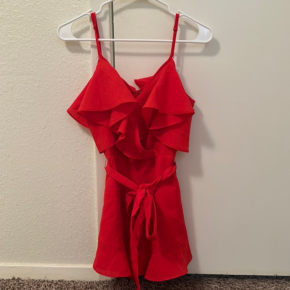 Red romper